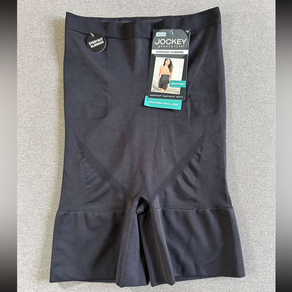 SOLD Jockey Generation Everyday Slimming Seamless High-Waist Short - Black
